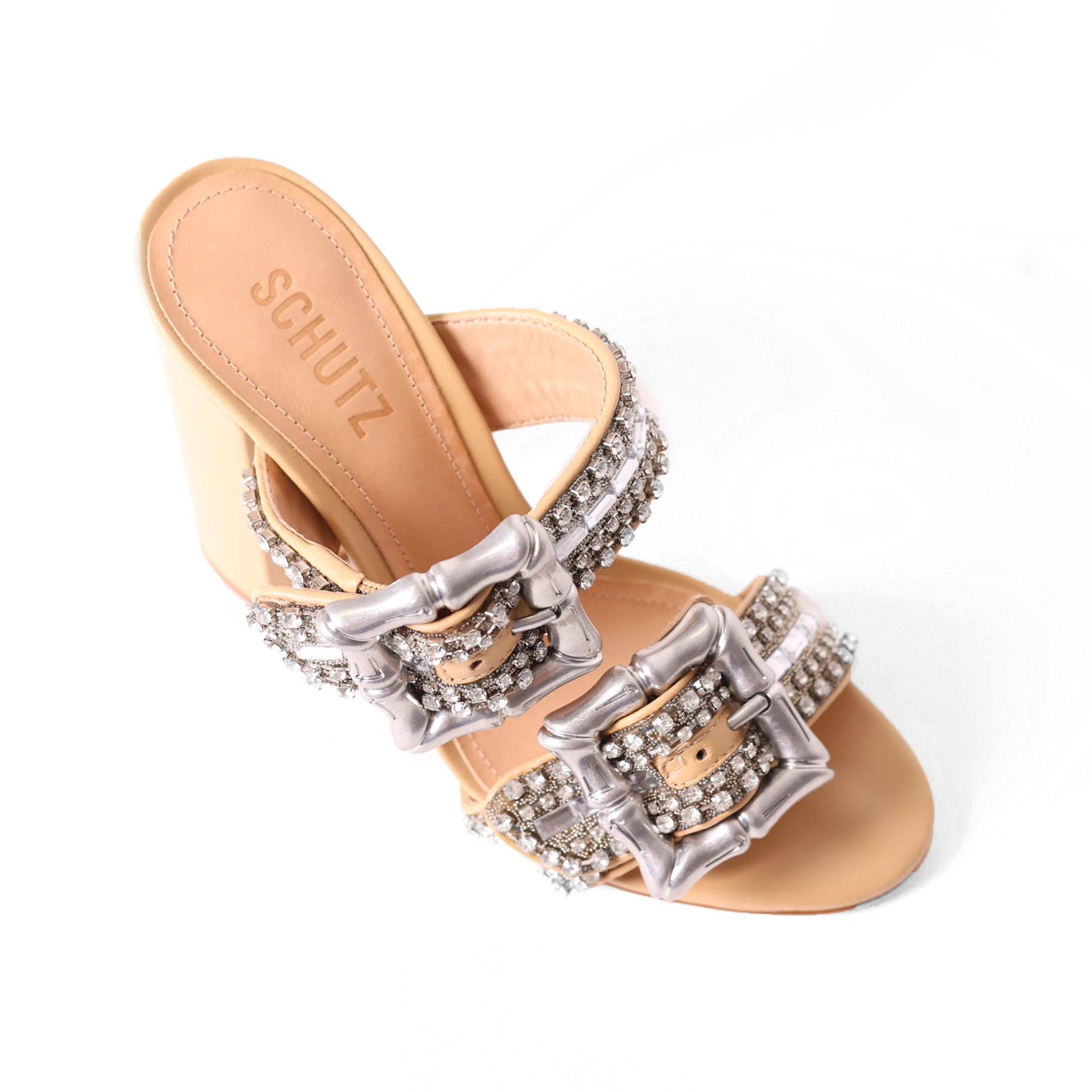 Enola Shine Leather Sandal - Schutz Shoes
