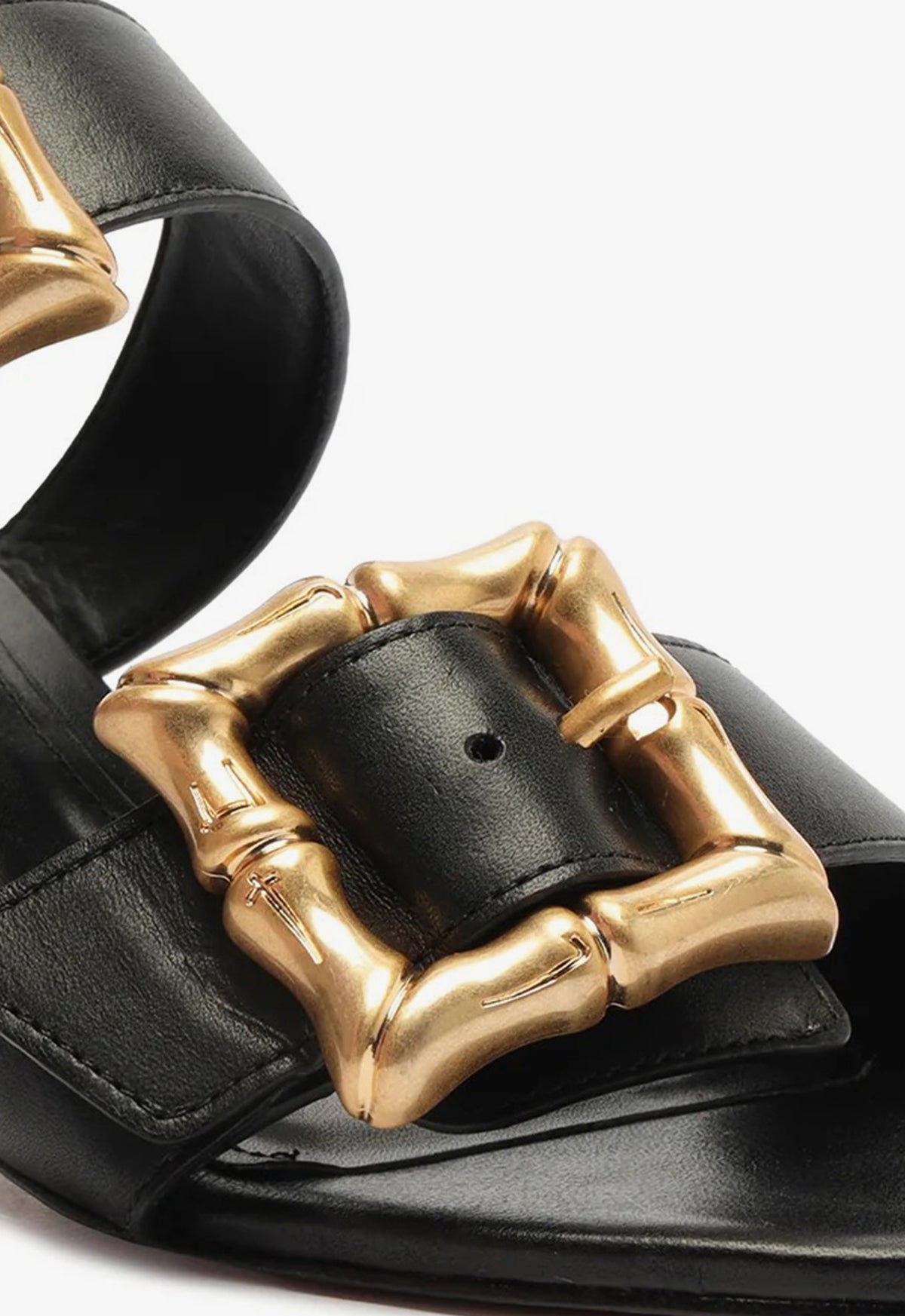 Enola Mid Block Leather Sandal - Schutz Shoes