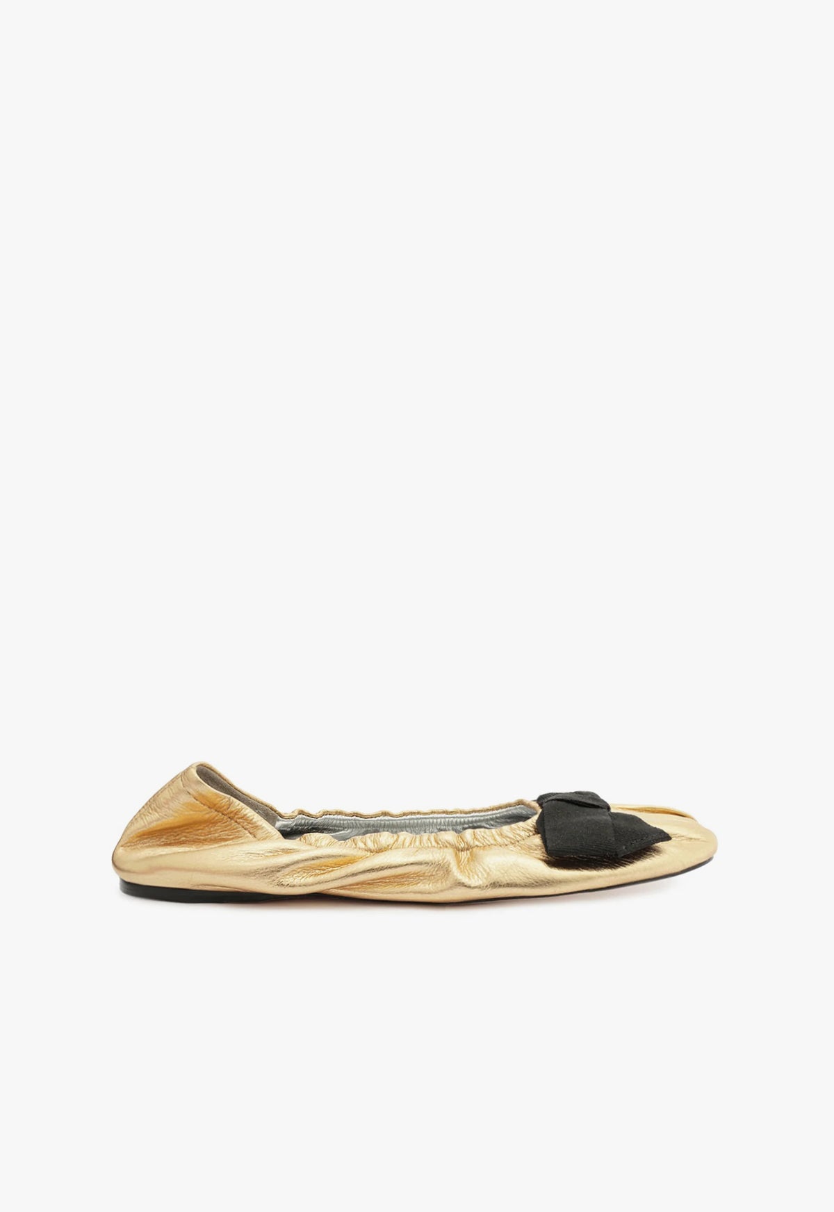 Suzanne Leather Flat 5 Gold Calf Leather - Schutz Shoes