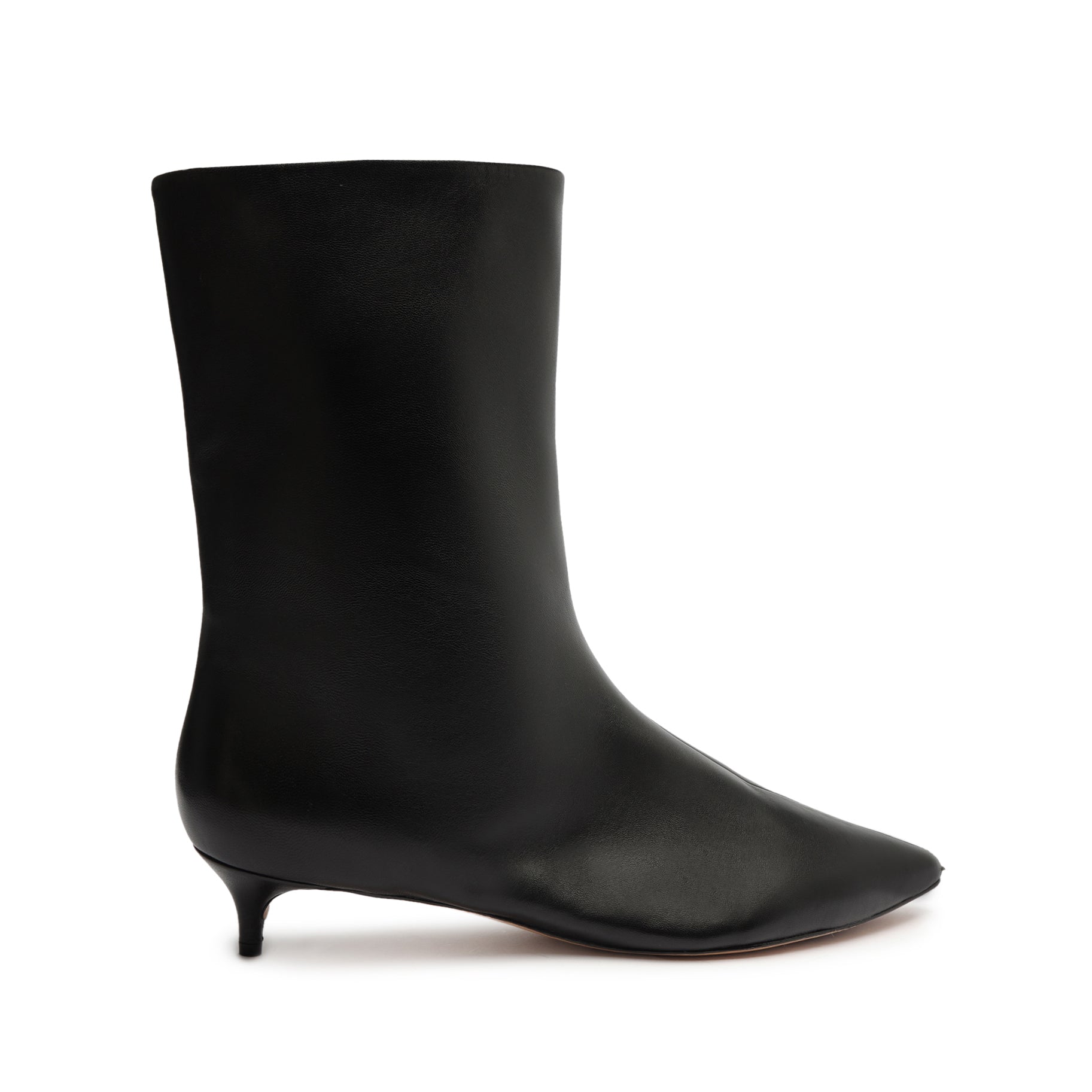 Gail Nappa Leather Bootie 5 Black Nappa Leather - Schutz Shoes