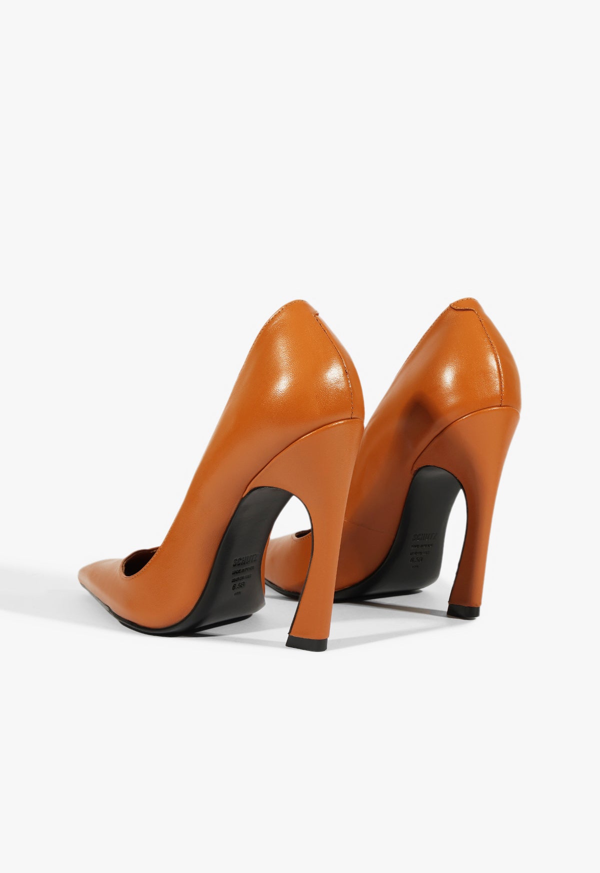 Lexi High Sculptural Brown Pump - Schutz Shoes